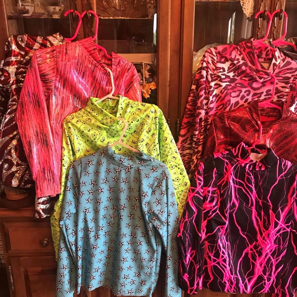 sale--Girls  M , western show shirt, pleasure, horsmanship,  leadline, rodeo,