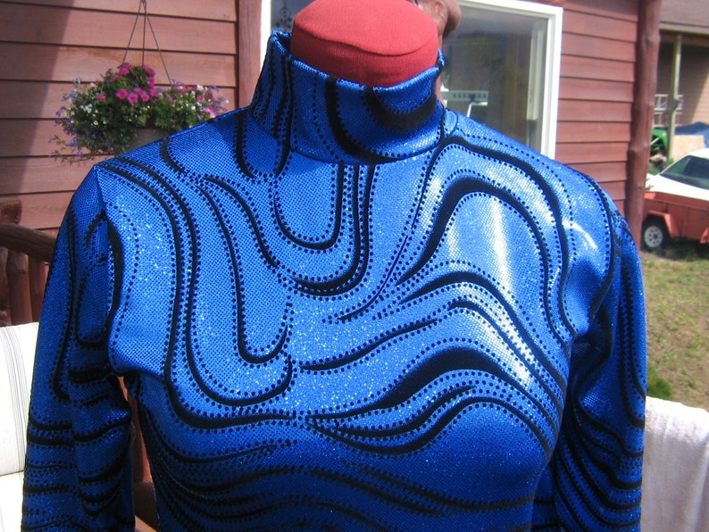 xs S M L xl 5 Girl sizes slinky stars blues western rail show shirt leadline