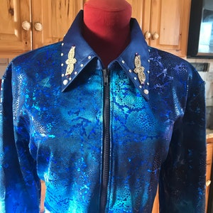 Chemise Western Pour Fille, Faite Main - Show, équitation, Rodéo, Taille M, USA