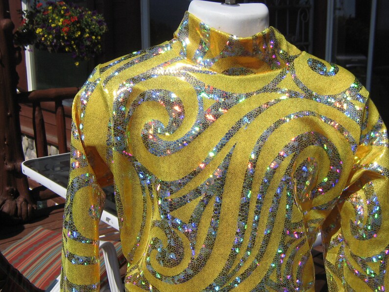 Girls Yellow SHINE Slinky Western Pleasure Rail Show Shirt Etsy