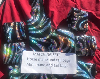 Tail bag-manebags,  mini/pony size--  sets or tail bag or mane bags