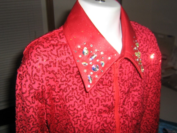 RED Sparkle Western Pleasure Rail 