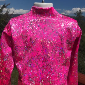 Western show shirt, pleasure,  horsemanship, rodeo, leadline, Pink, GIRLS=-xs s m l xl