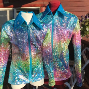 Chemise D'équitation SHINE Slinky Pour Fille – Western Show Plaisir, Leadline