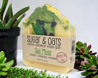Sea Moss Soap - St. Lucia Wildcrafted Gold Raw Sea Moss