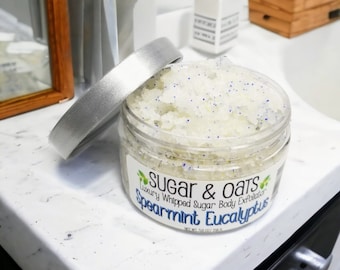 Spearmint Eucalyptus Sugar Scrub - Rice Flour Scrub