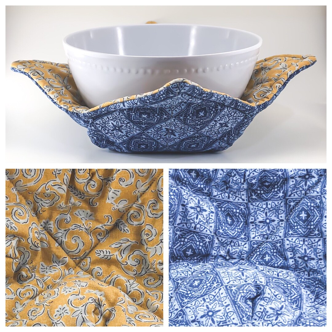 Reversible Microwavesafe Bowl Cozy Etsy