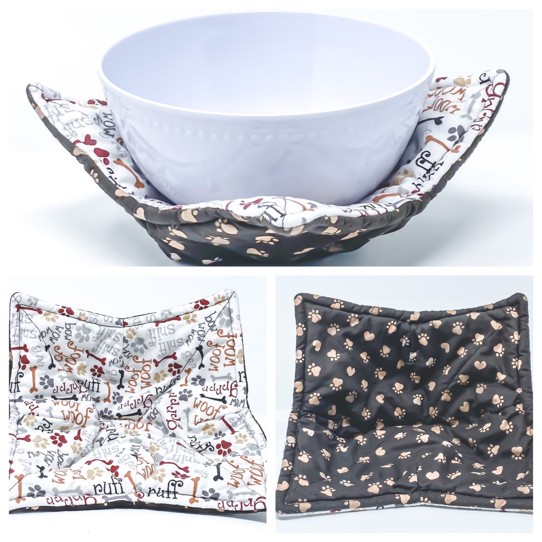 Reversible Microwavesafe Bowl Cozy Etsy