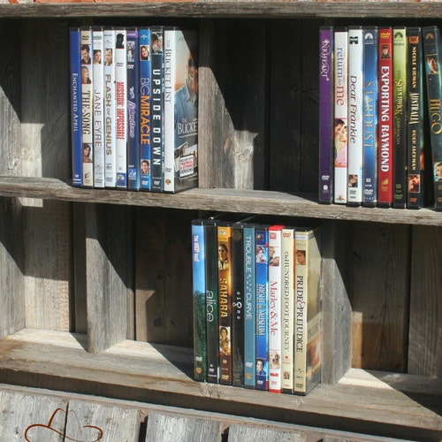 Movie DVD Cubby 24 Custom Sizes Storage Fits Video Games Etsy