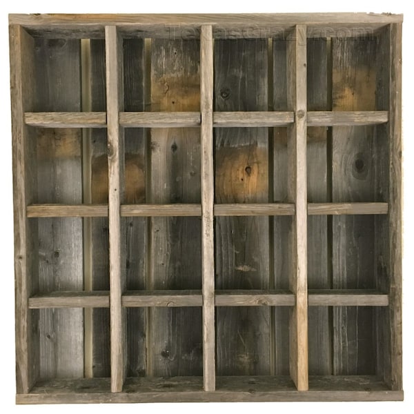 Baby Food Jar Cubby - 31 custom sizes - Storage Cubbies for standard Gerber baby food type jars - Reclaimed Wood