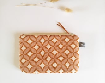 Pochette molletonnée zippée