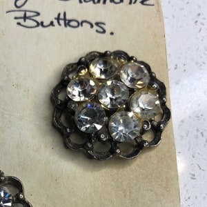 Fancy big rhinestone buttons