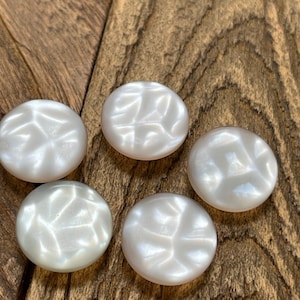 Vintage,   Soft Rainbow Buttons, Rounded Disc,   Retro 18.6mm, Shirt Buttons,  Treasures Buttons