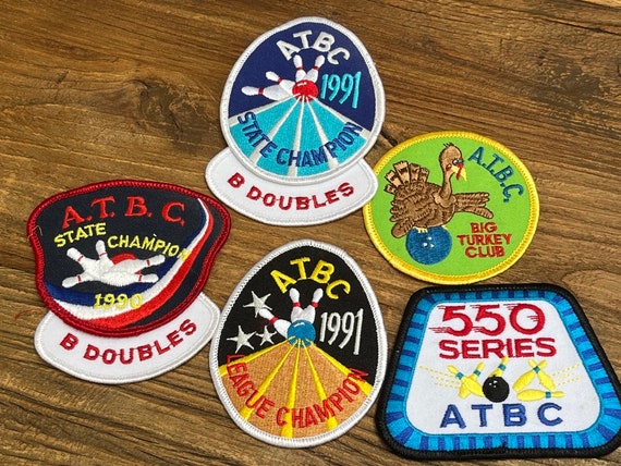 Vintage Patches, New Old Stock, ATBC, Ten Pin Bow… - image 1
