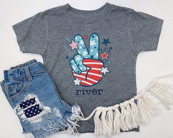 4th of July “American Dude” america vinyl applique shirt by sweet sprouts
