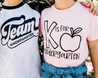 Boys “team school" vinyl applique tshirt