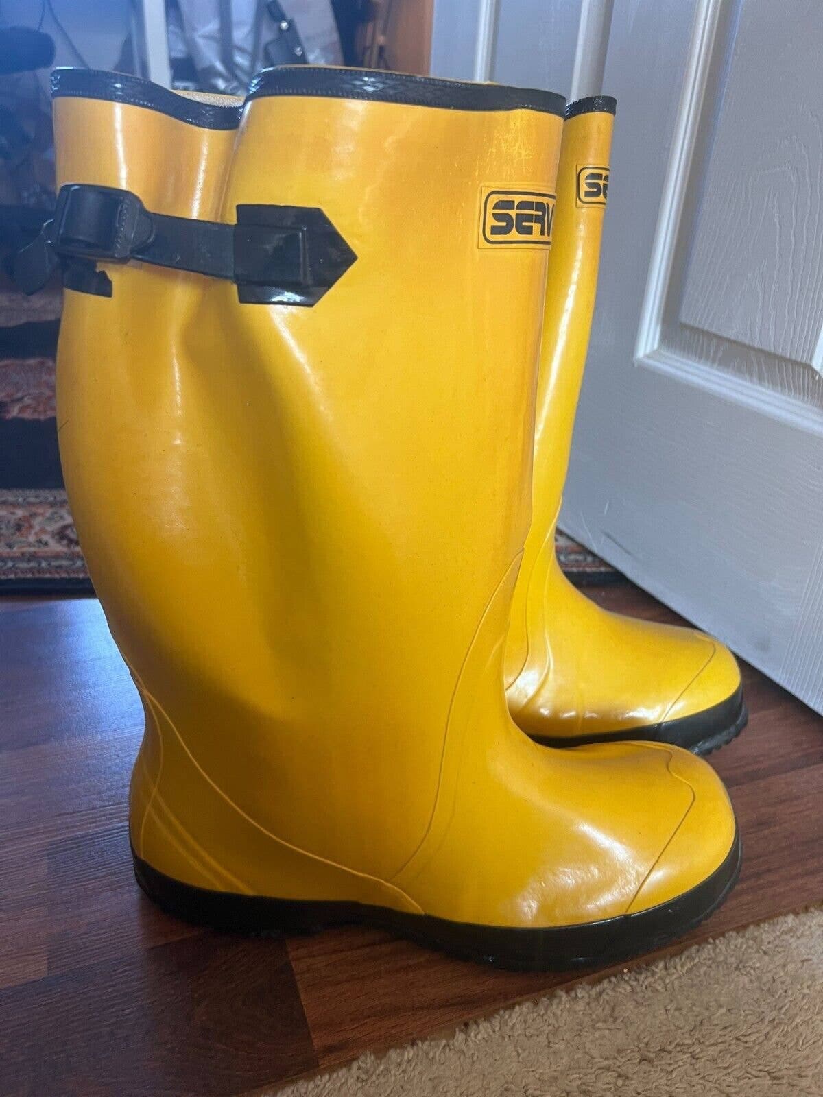 Yellow Rubber Booties