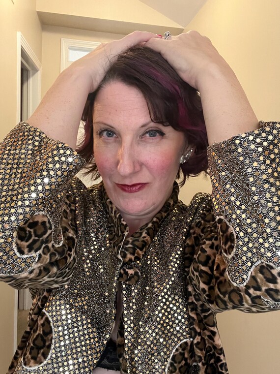 art to wear jacket, Leopard jacket, pinup animal … - image 8