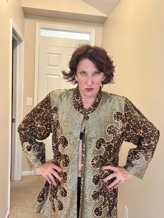 art to wear jacket, Leopard jacket, pinup animal … - image 5