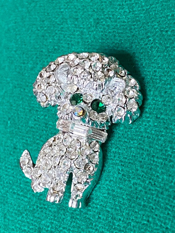 50s poodle pin - Gem