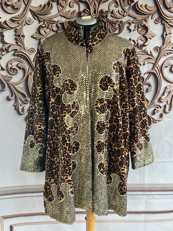 art to wear jacket, Leopard jacket, pinup animal … - image 9
