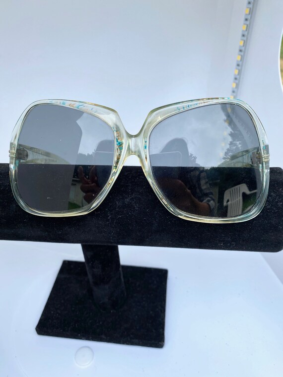 DOPE Vintage 70s Sunglasses Marbled Lucite Frames