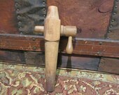 Vintage Solid Wood Whiskey Wine Keg Tap