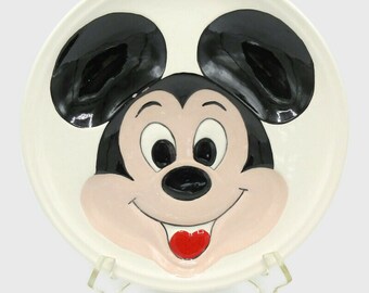 Mikey Mouse Face Wall Plate 1980's