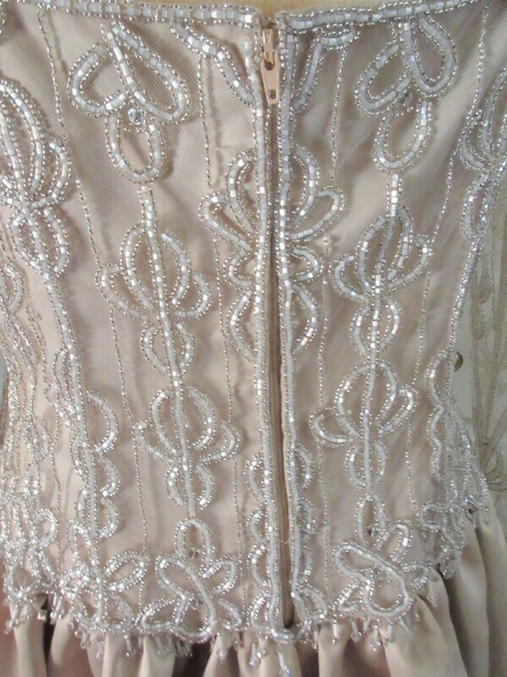 Bob Mackie Boutique Heavy Beaded Polyester Silk S… - image 7