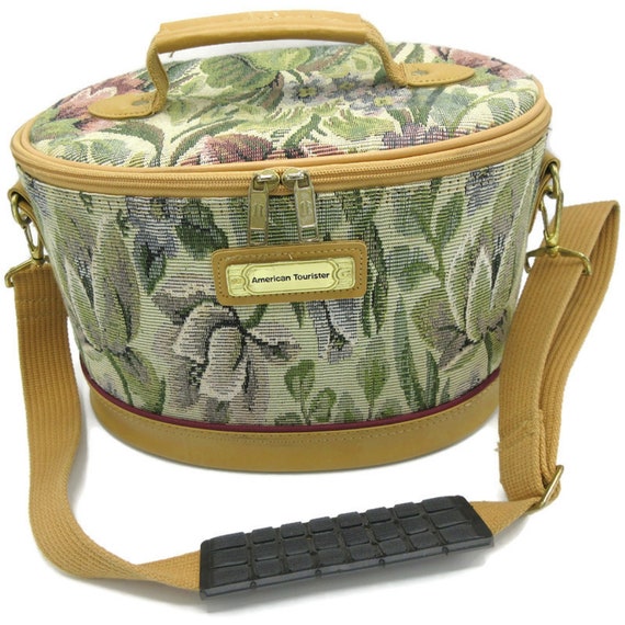 Tapestry Make Up Accessories Suitcase American To… - image 1