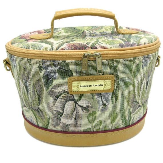 Tapestry Make Up Accessories Suitcase American To… - image 2