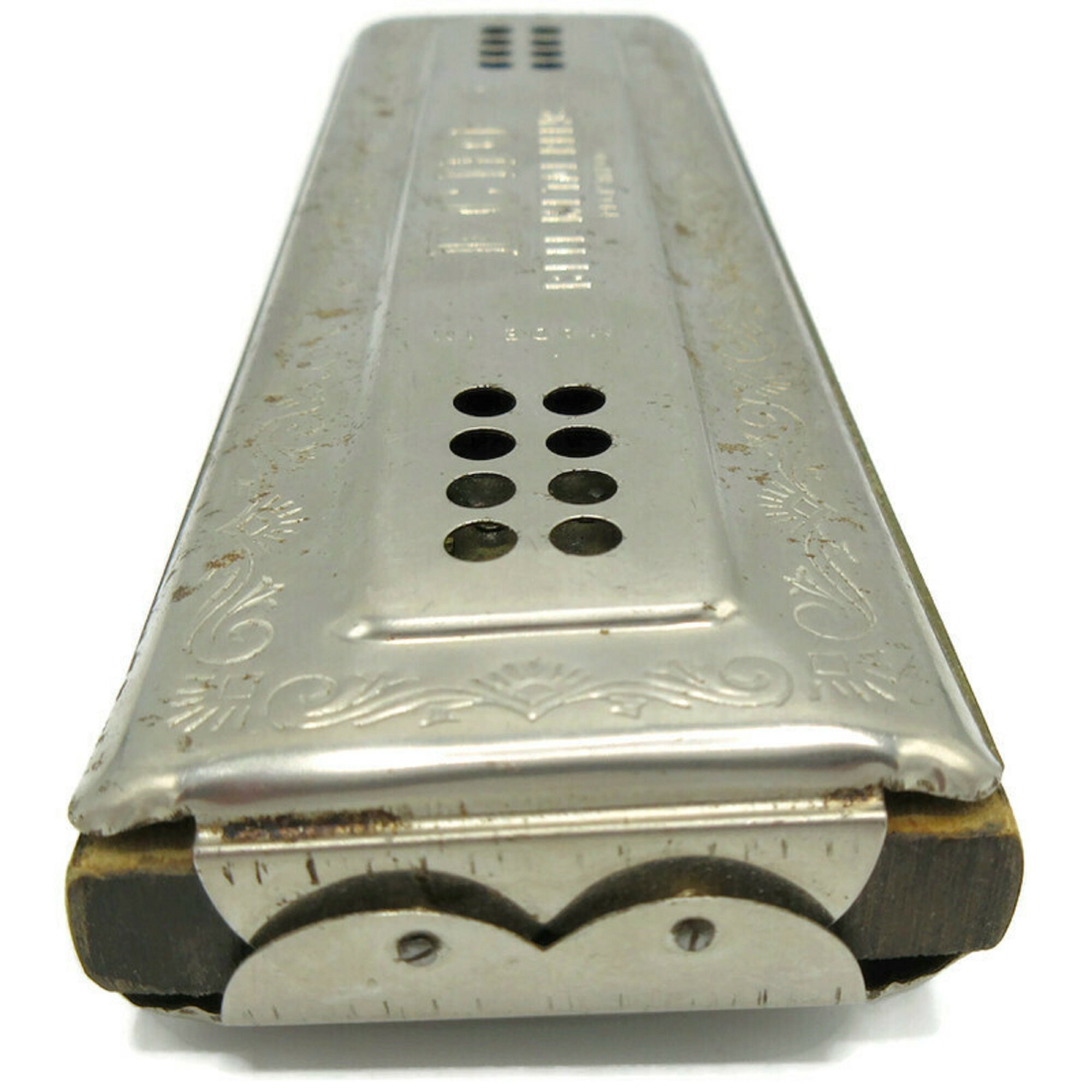German Harmonica M Hohner Echo Bell Metal Reed Double Sided Etsy.de