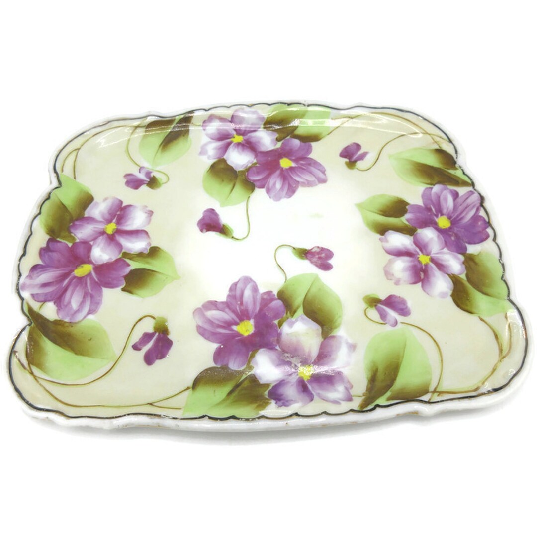 Art deco floral Tray