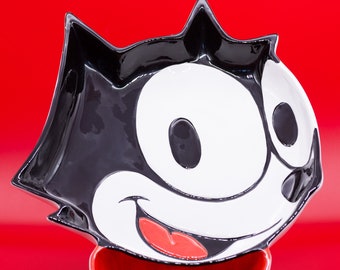 CHIP & DIP ~   Felix the Cat,  Clay Art, 1998