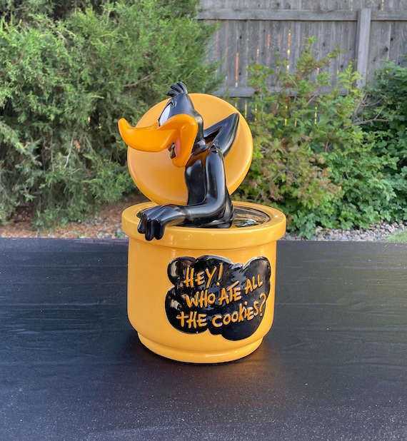 COOKIE JAR * Daffy Duck “who Ate All the Cookies 1997 Warner