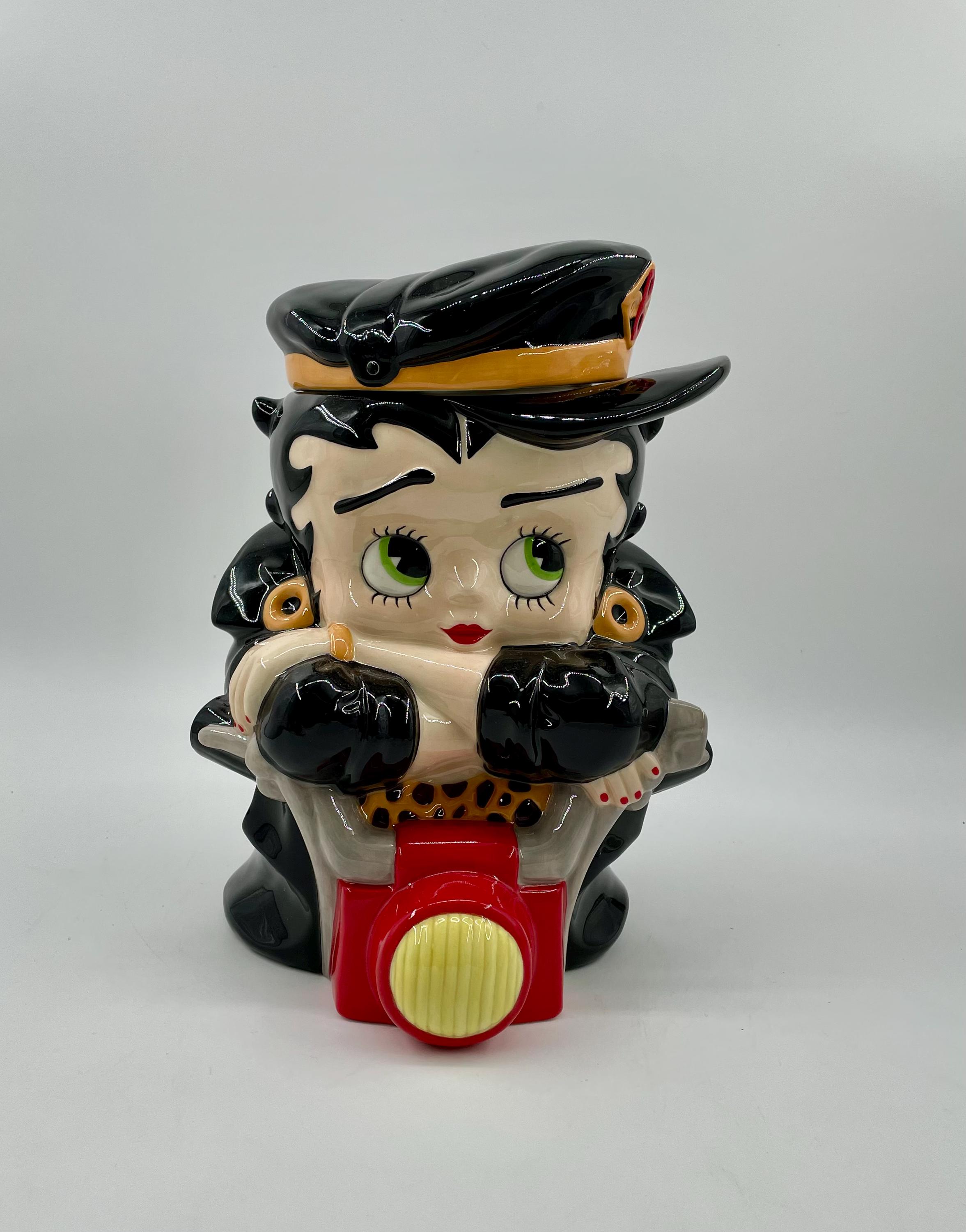 COOKIE JAR * Betty Boop on a Bike - Etsy