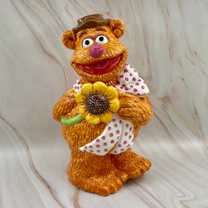 Cookie Jar * Fozzie Bear,  Jim Henson's Muppets, 1990s Treasure Craft