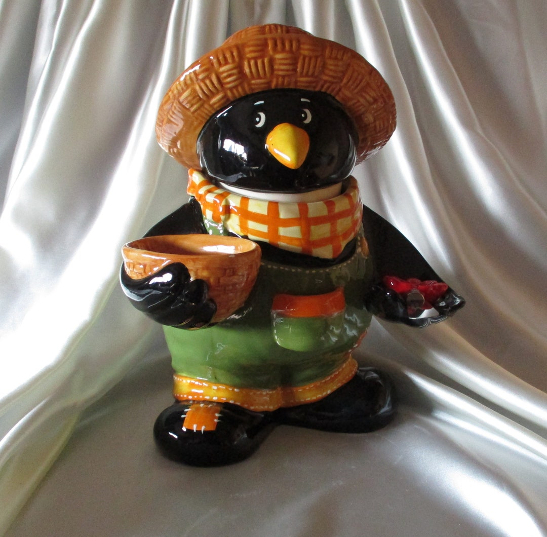 COOKIE JAR ~~ BLACKBIRD, Crow, Family Traditions, Cracker Barrel