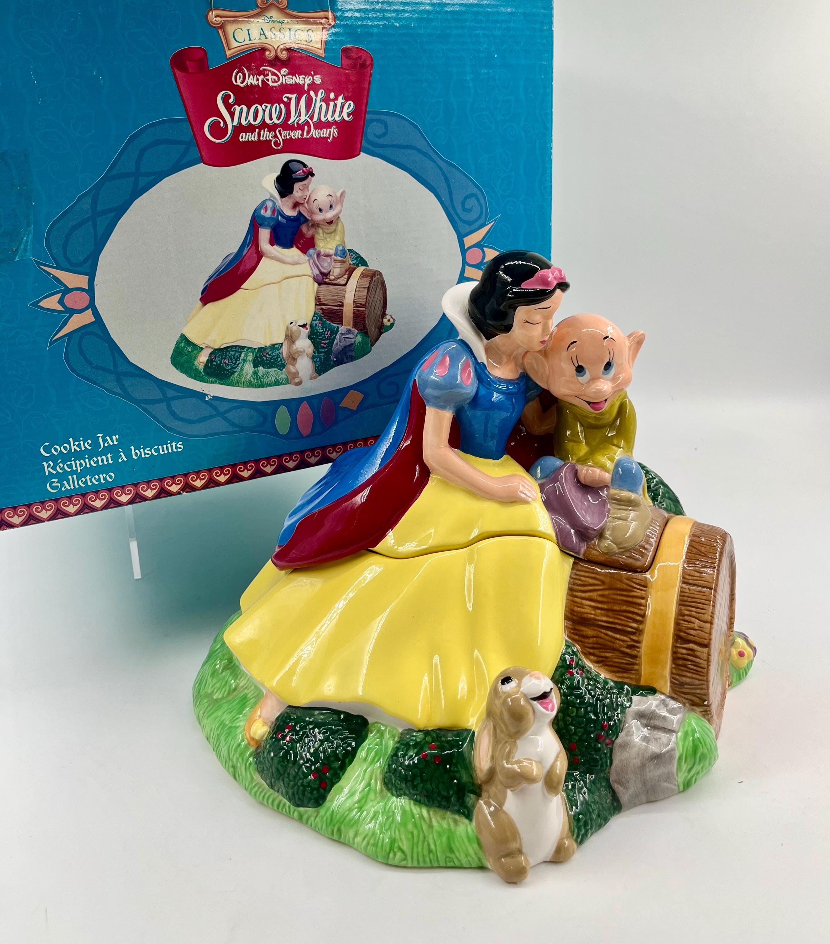 COOKIE JAR * Disney Snow White, Seven Dwarfs, Dopey, Thumper