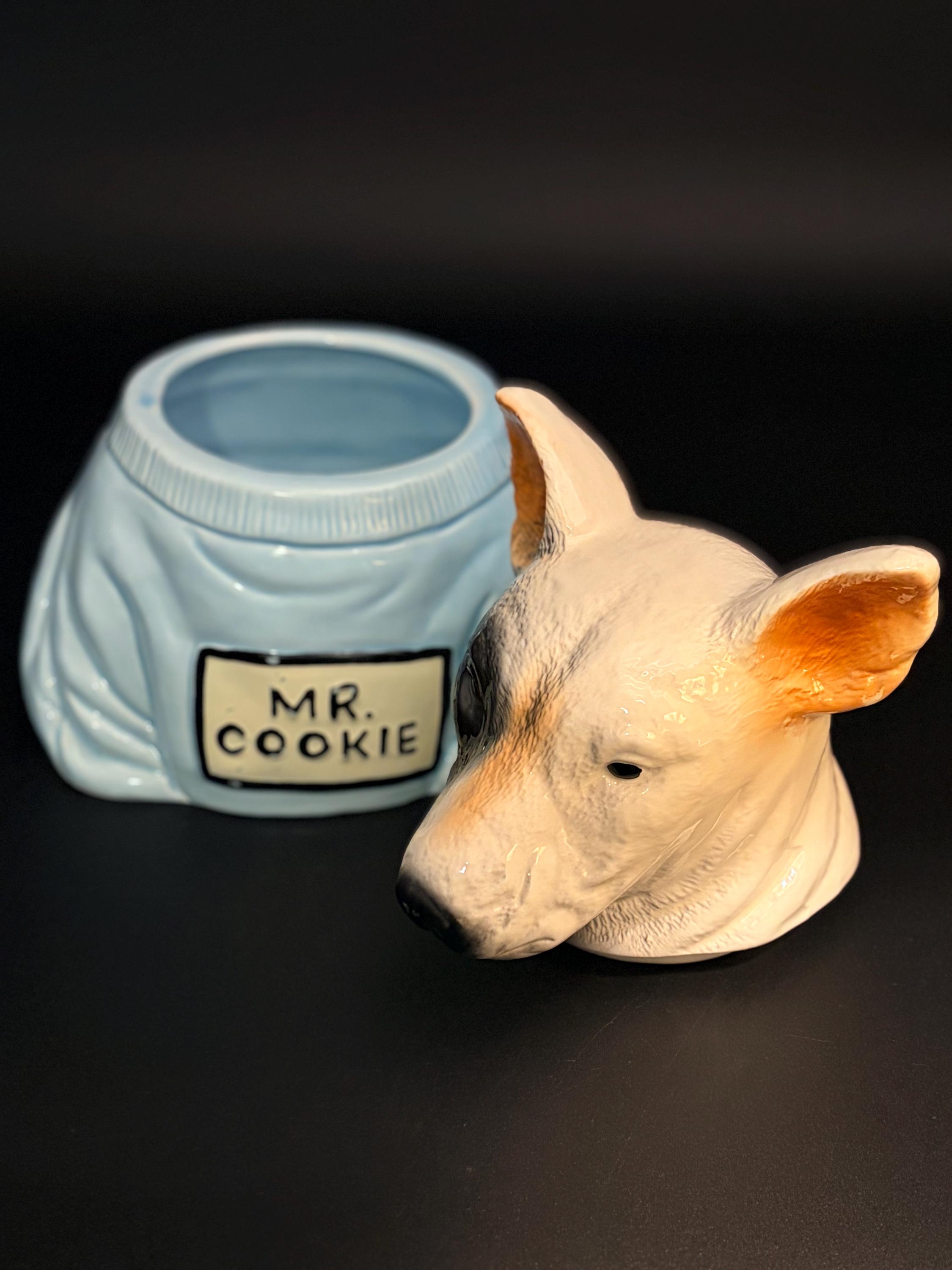 COOKIE JAR * Dog, Bull Terrier, Spudz Mackenzie, Mr. Cookie, “the