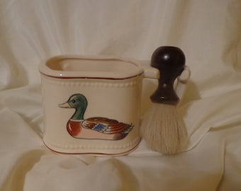 SHAVING CUP ~ With Brush, vintage 60's