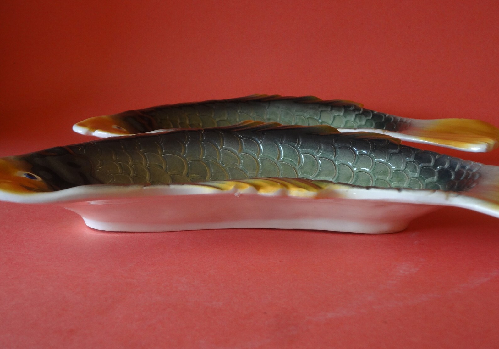 DISH FISH PLATES Made in Italy Limited Ed. Vintage Etsy