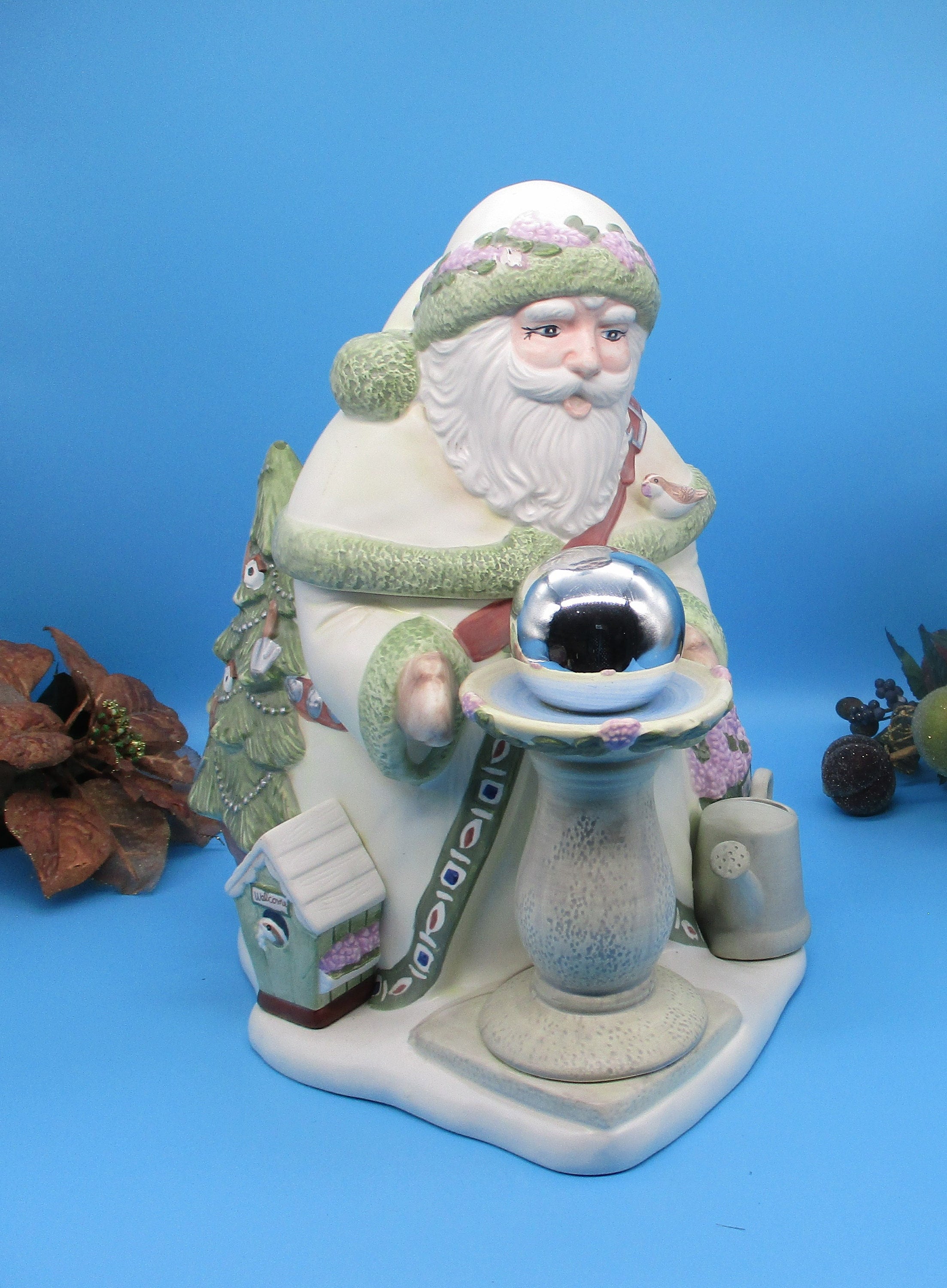 Red Pfaltzgraff Santa Figurine White Red Pfaltzgraff Santa Figurine White