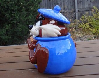 COOKIE JAR * Tasmanian Devil, WB, 1997, Looney Tunes - Etsy