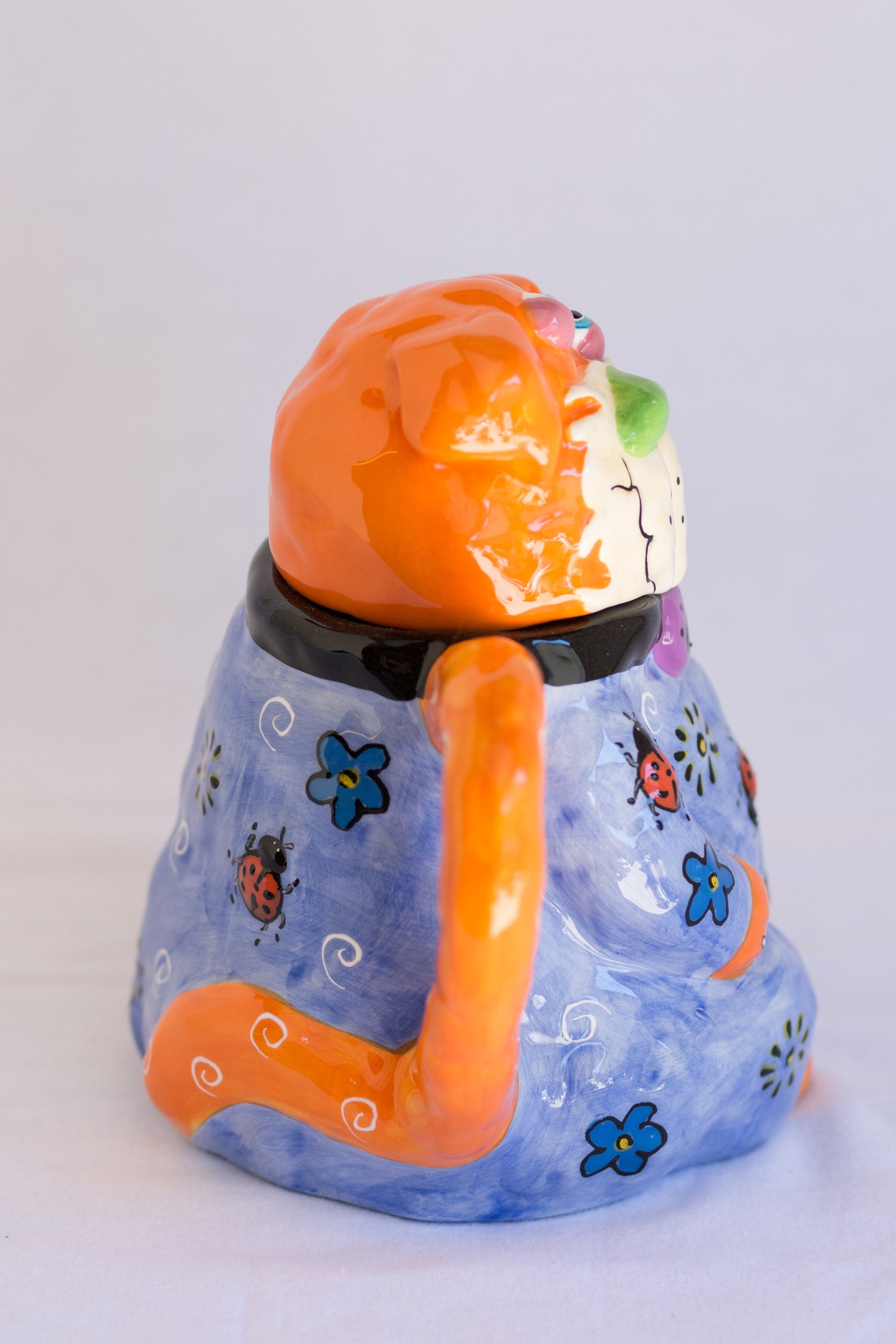 TEAPOT GOOFY Dog Blue Coat Googly Eyes CBK Etsy