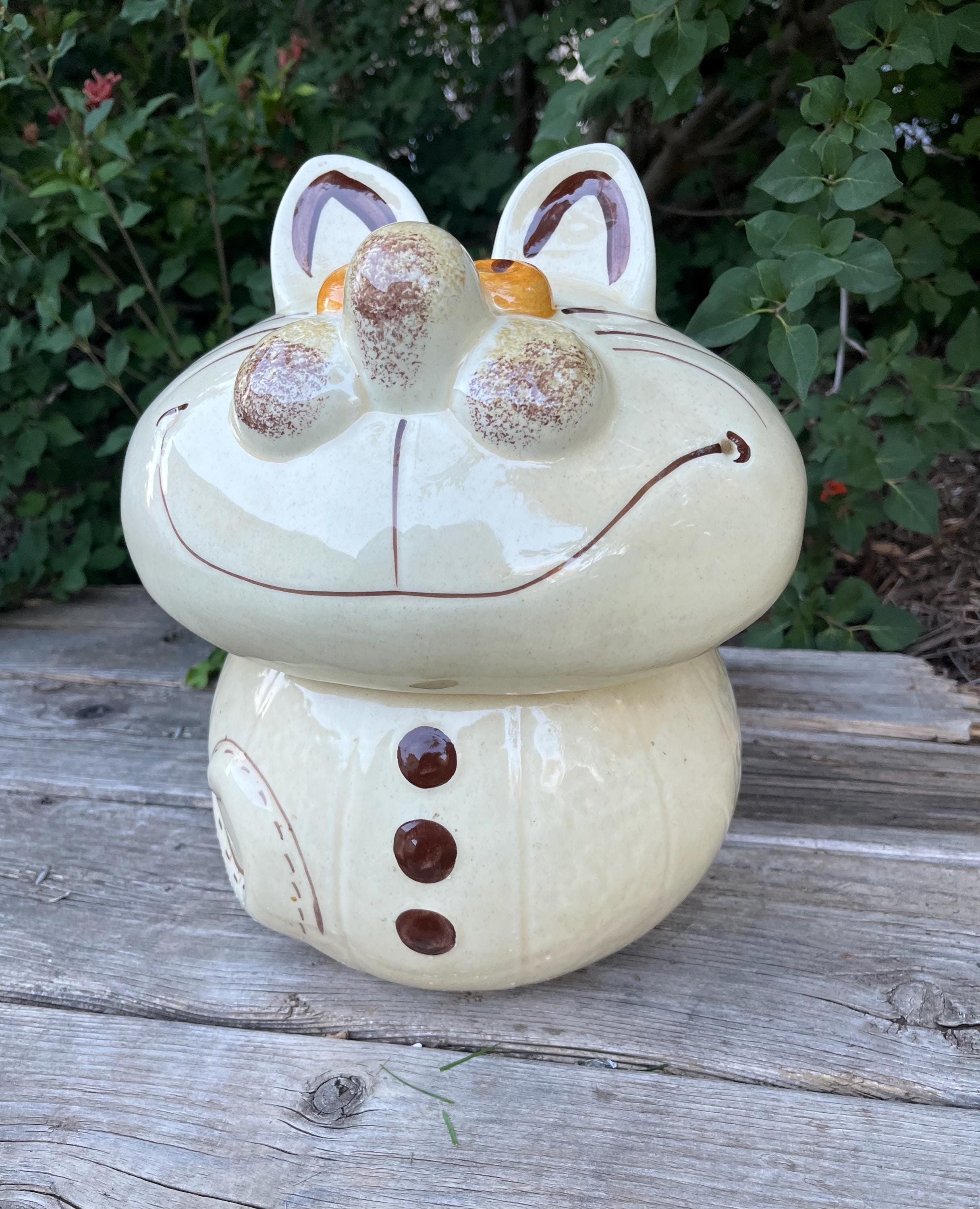 COOKIE JAR ~~ Cheshire Cat, 70's Alice in Wonderland - Etsy
