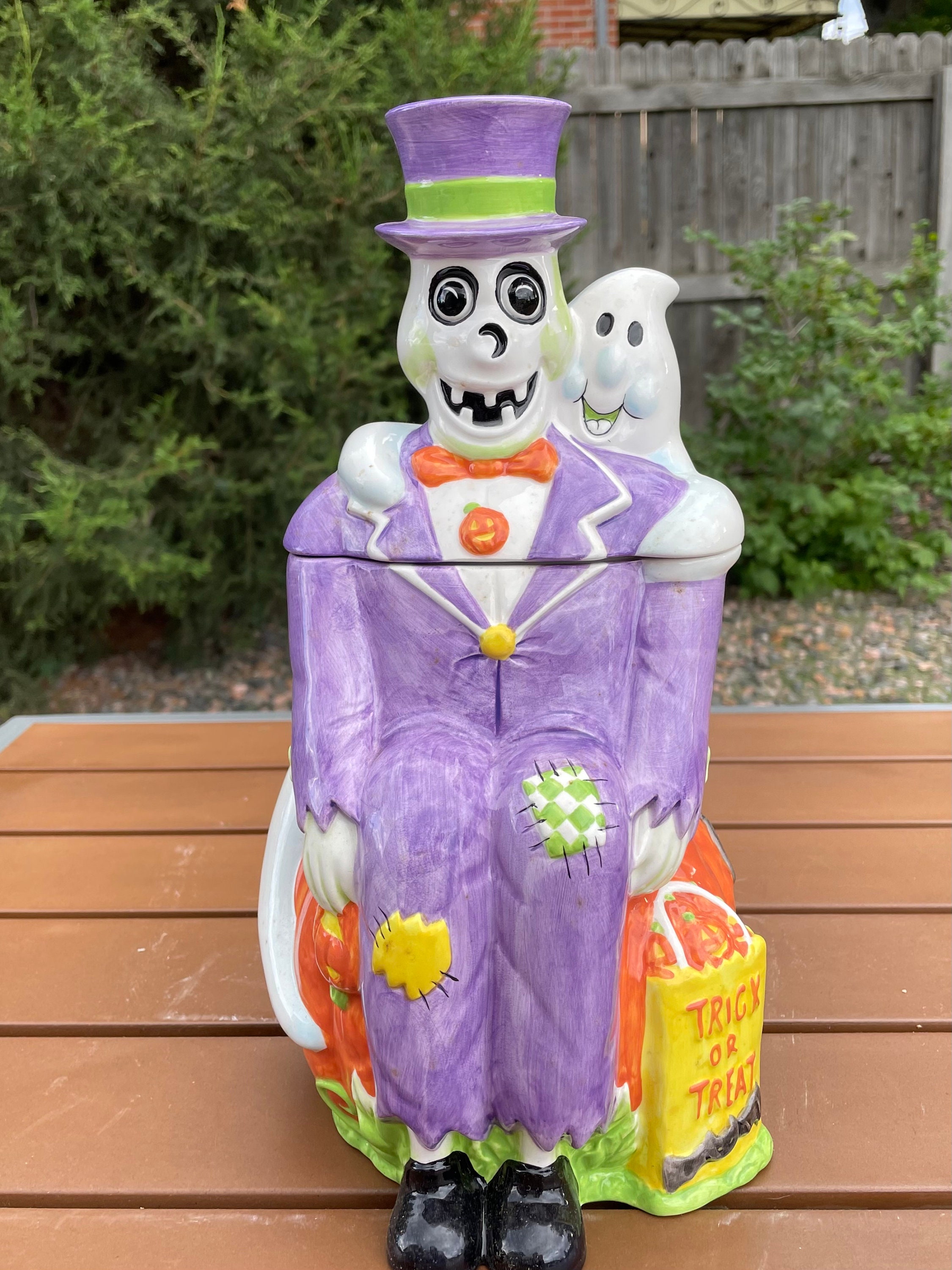 COOKIE JAR * Frankenstein, Ghost, Pumpkin, Cooks Club, Boxed