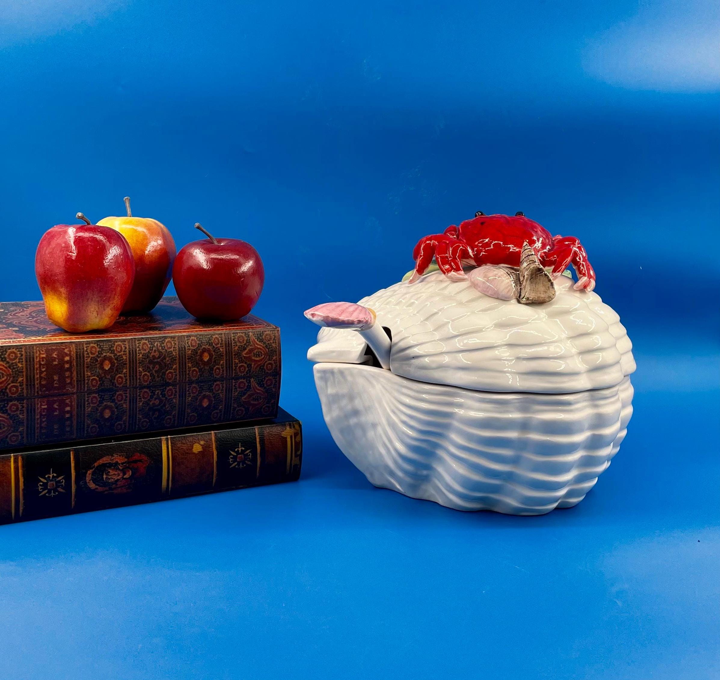 TUREEN * Red Lobster / Clam Soup Tureen, Vintage Japan - Etsy