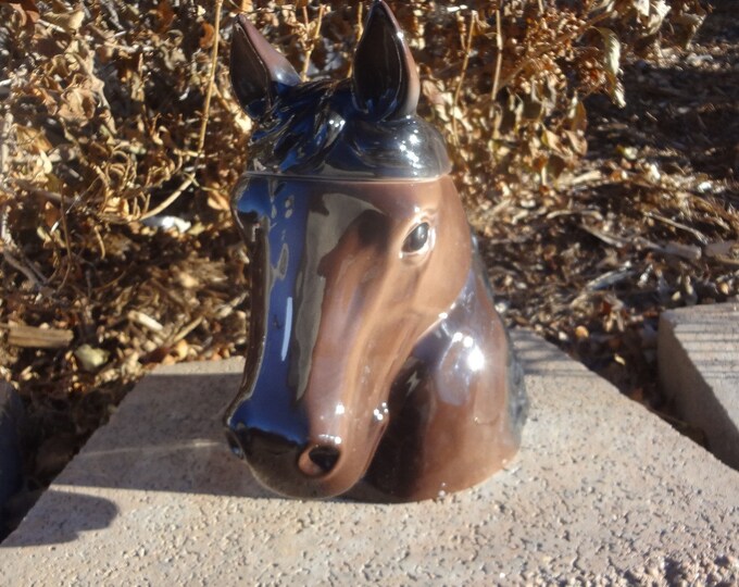 Montana Silversmith Elmer the Horse Santa Cookie Jar Etsy