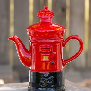 TEAPOT ~~ Post Mail Box, English, Price Kensington Potteries - Etsy